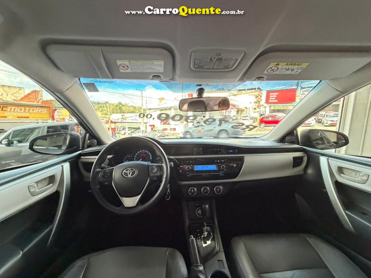 TOYOTA   COROLLA GLI 1.8 FLEX 16V  AUT.   CINZA 2015 1.8 FLEX - Loja