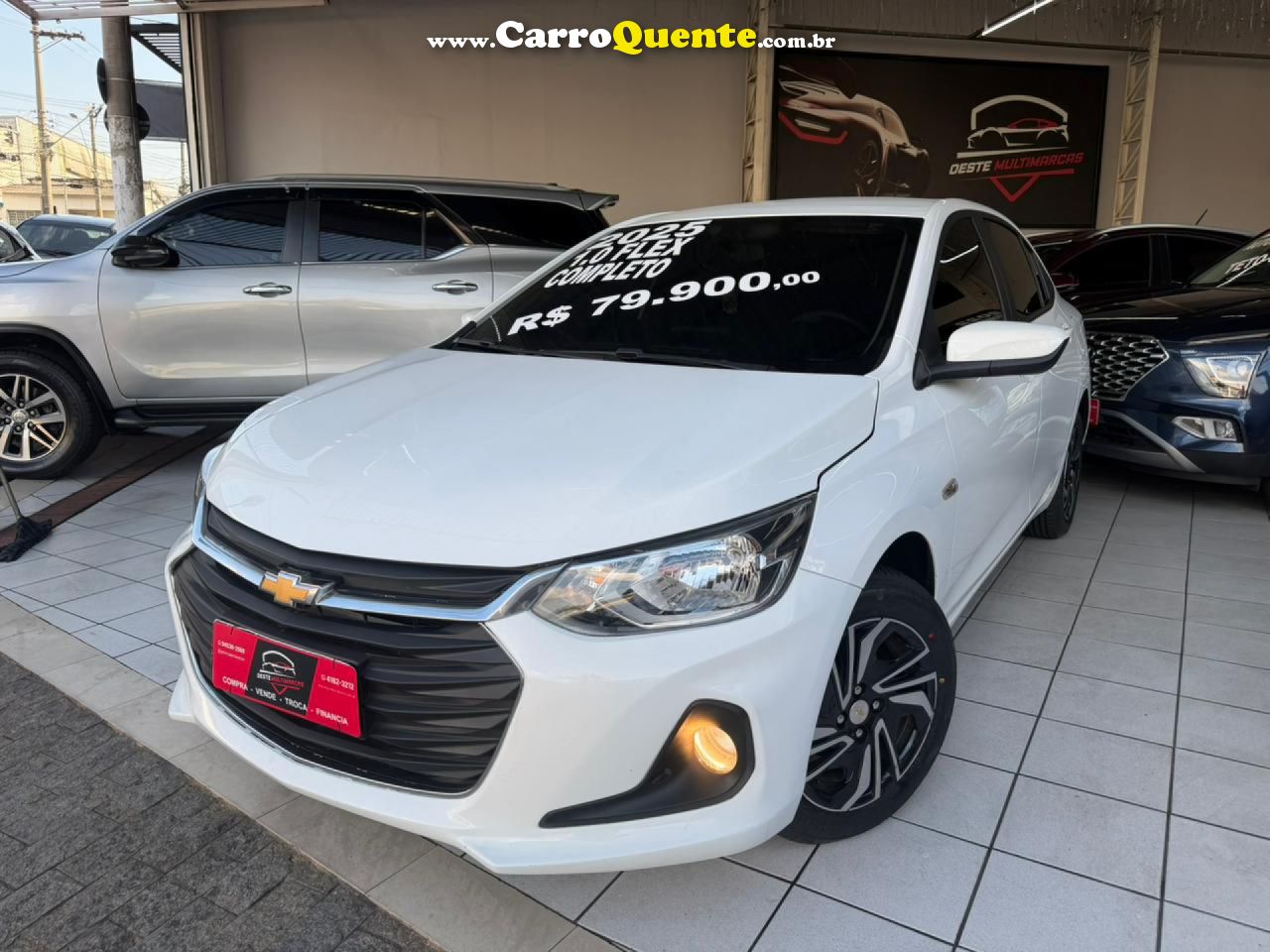 CHEVROLET   ONIX SEDAN PLUS LT 1.0 12V FLEX 4P MEC.   BRANCO 2025 1.0 FLEX - Loja