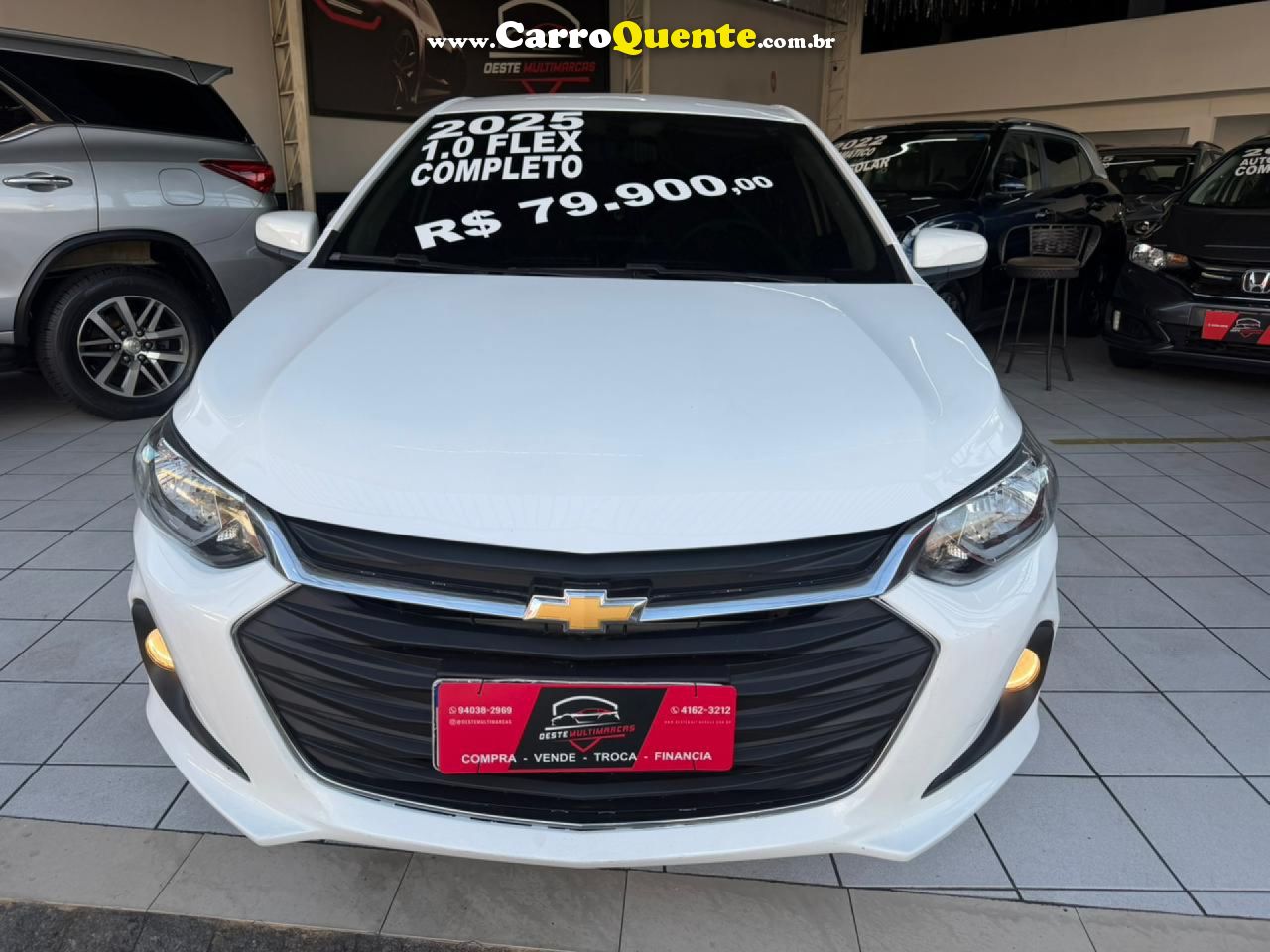 CHEVROLET   ONIX SEDAN PLUS LT 1.0 12V FLEX 4P MEC.   BRANCO 2025 1.0 FLEX - Loja
