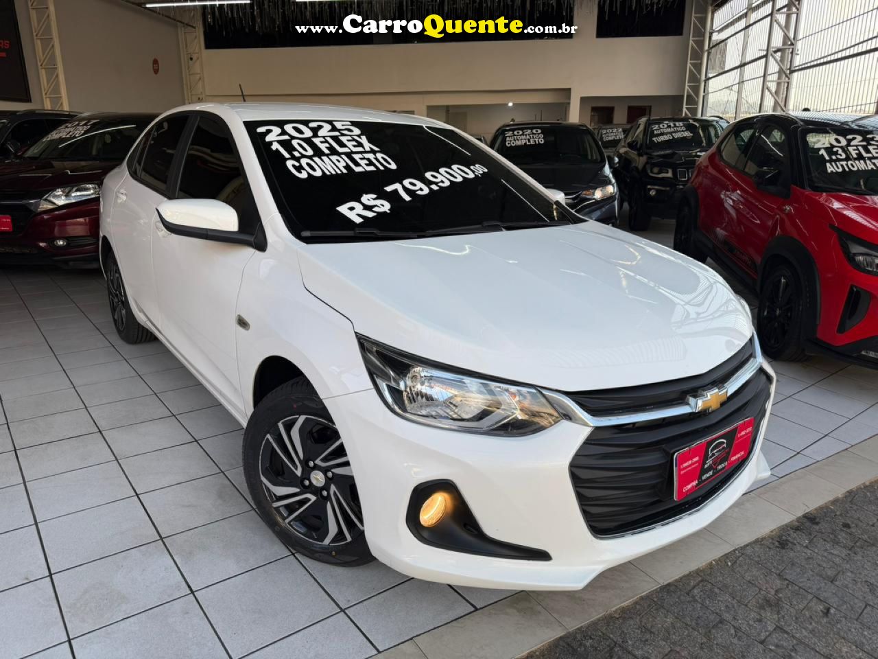 CHEVROLET   ONIX SEDAN PLUS LT 1.0 12V FLEX 4P MEC.   BRANCO 2025 1.0 FLEX - Loja