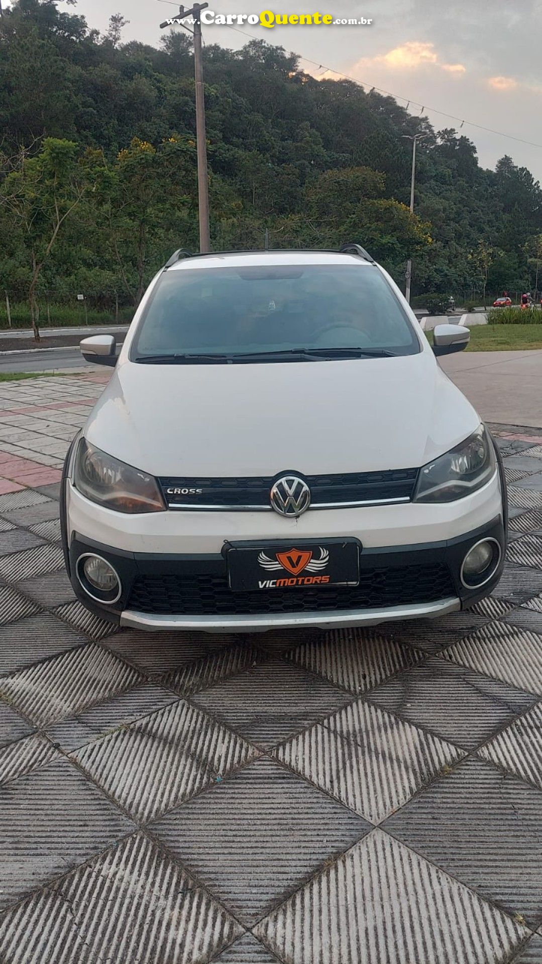 VOLKSWAGEN   SAVEIRO CROSS 1.6 T. FLEX 16V CE   BRANCO 2015 1.6 FLEX - Loja