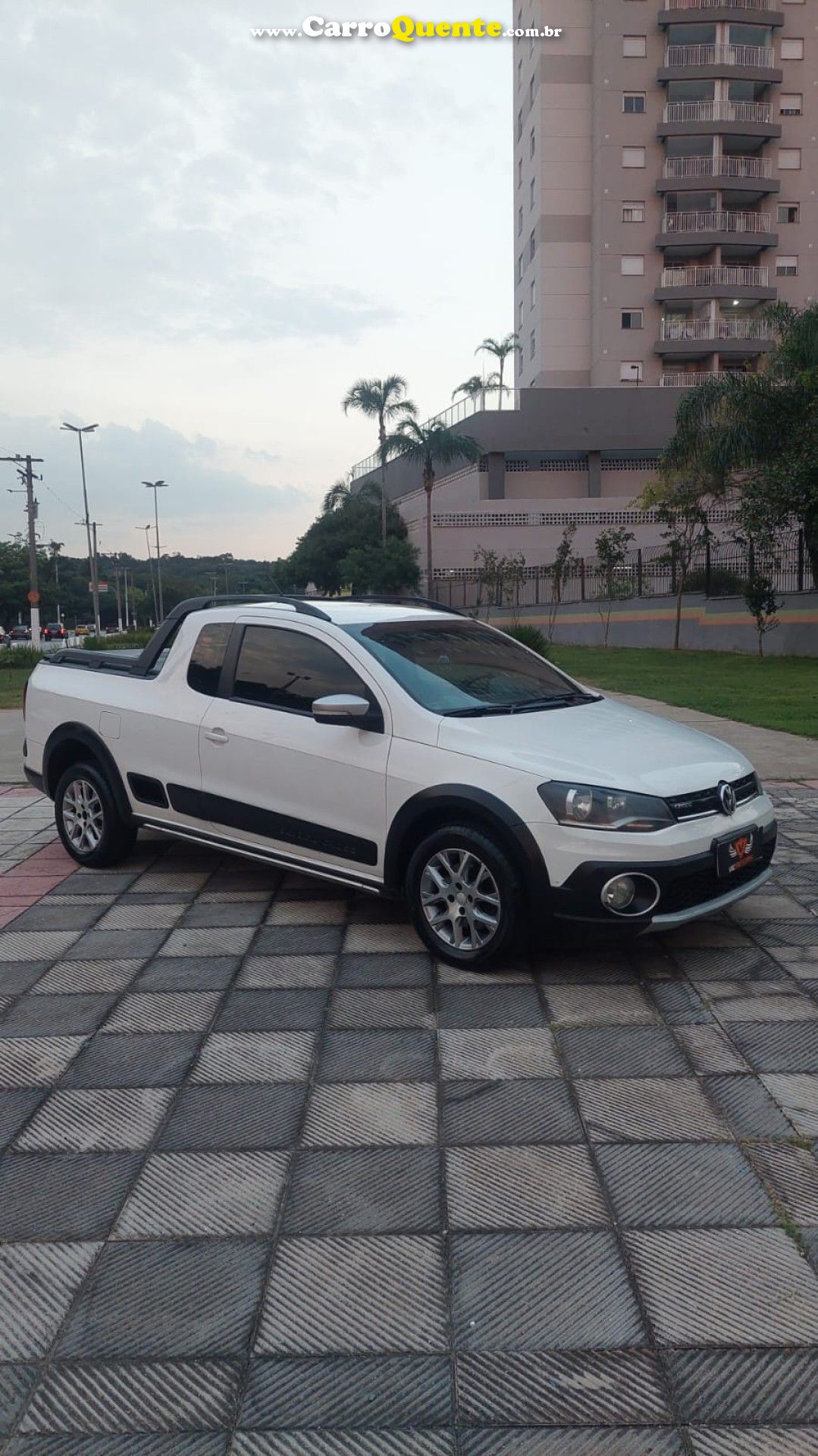 VOLKSWAGEN   SAVEIRO CROSS 1.6 T. FLEX 16V CE   BRANCO 2015 1.6 FLEX - Loja