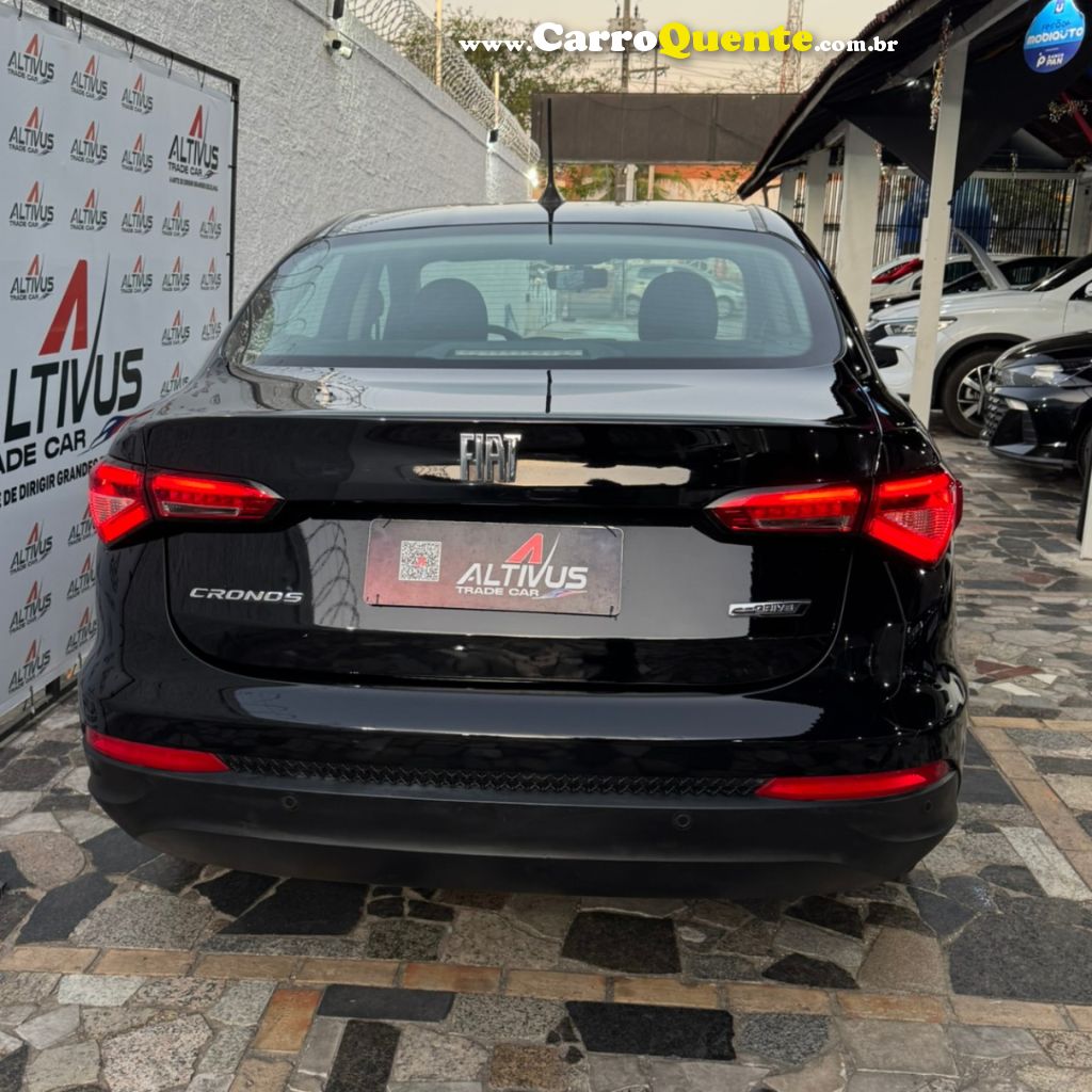 FIAT   CRONOS DRIVE 1.3 8V FLEX   PRETO 2024 1.3 FLEX - Loja