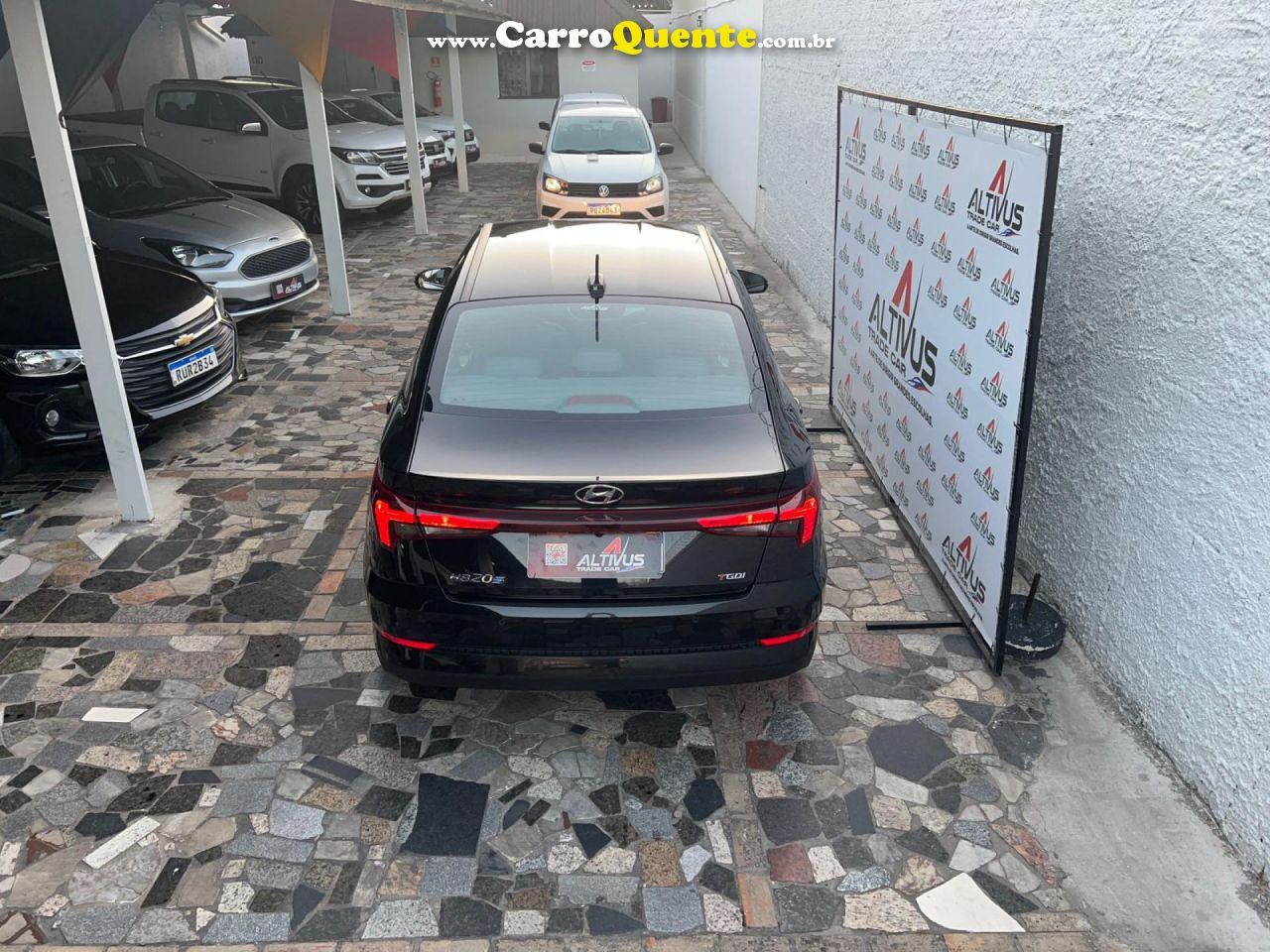 HYUNDAI   HYUNDAI HB20S COMFORT PLUS 1.0 TB FLEX 12V AUT   PRETO 2025 1.0 FLEX - Loja