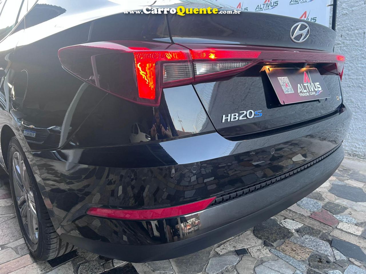 HYUNDAI   HYUNDAI HB20S COMFORT PLUS 1.0 TB FLEX 12V AUT   PRETO 2025 1.0 FLEX - Loja