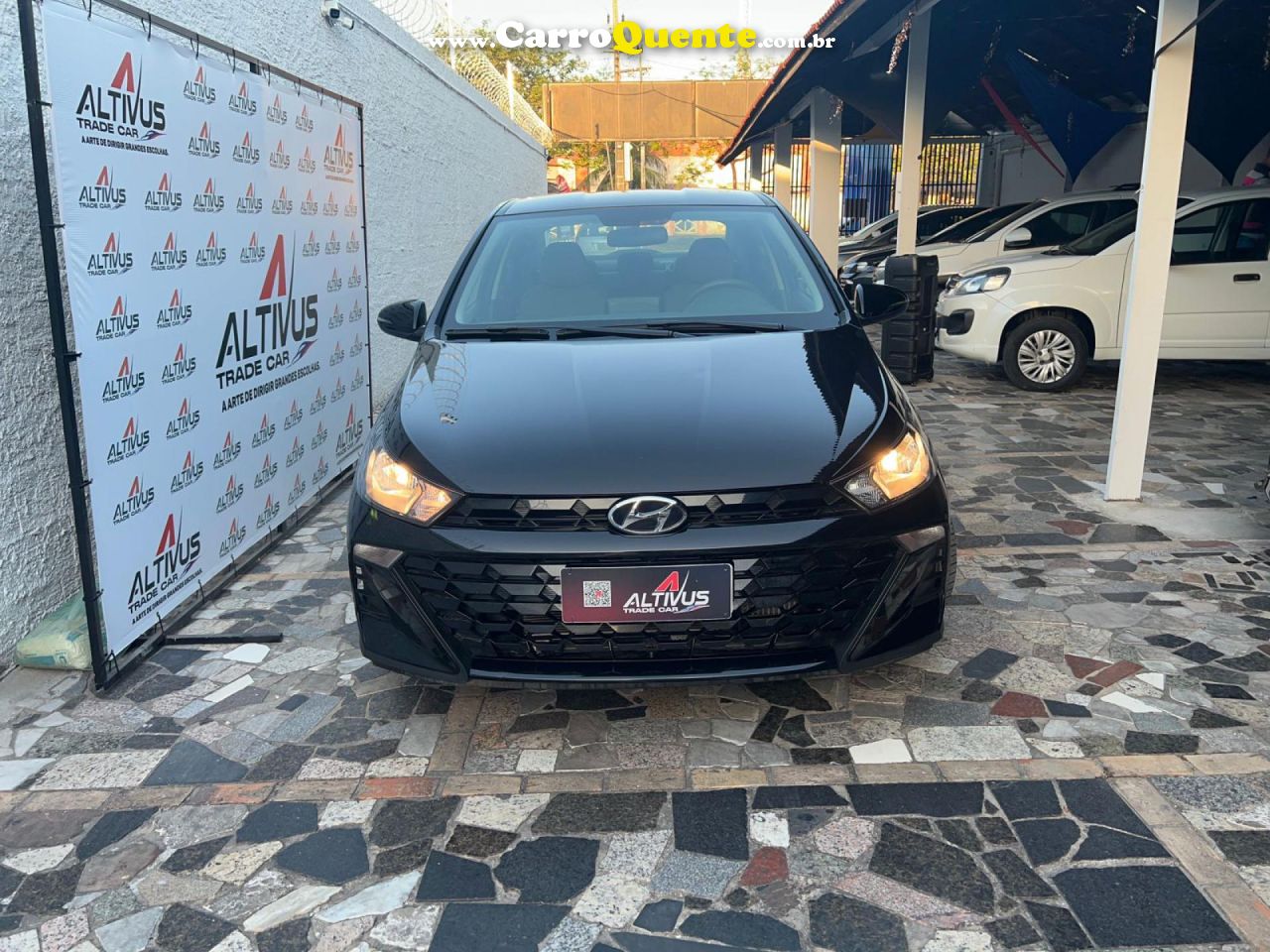 HYUNDAI   HYUNDAI HB20S COMFORT PLUS 1.0 TB FLEX 12V AUT   PRETO 2025 1.0 FLEX - Loja