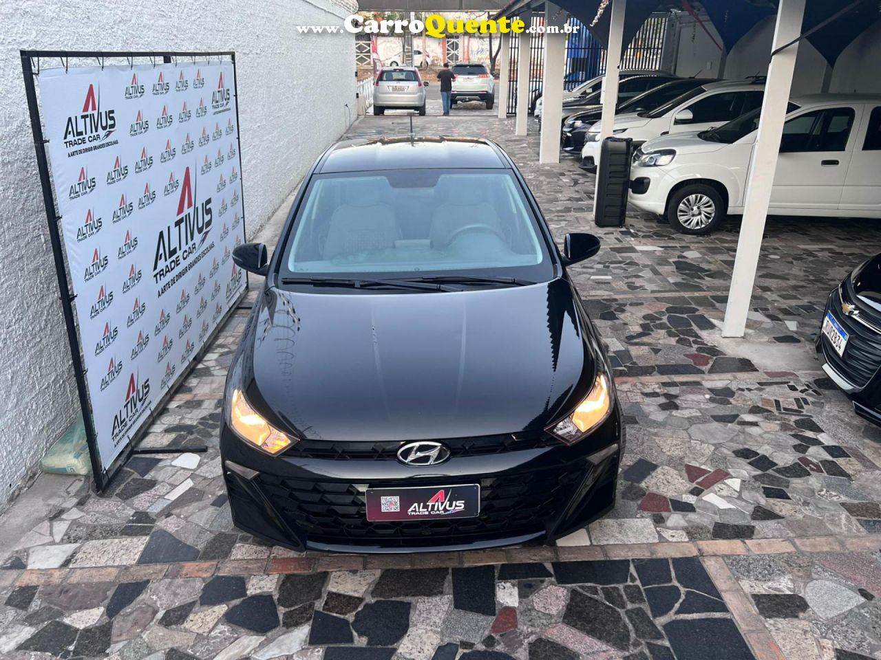 HYUNDAI   HYUNDAI HB20S COMFORT PLUS 1.0 TB FLEX 12V AUT   PRETO 2025 1.0 FLEX - Loja