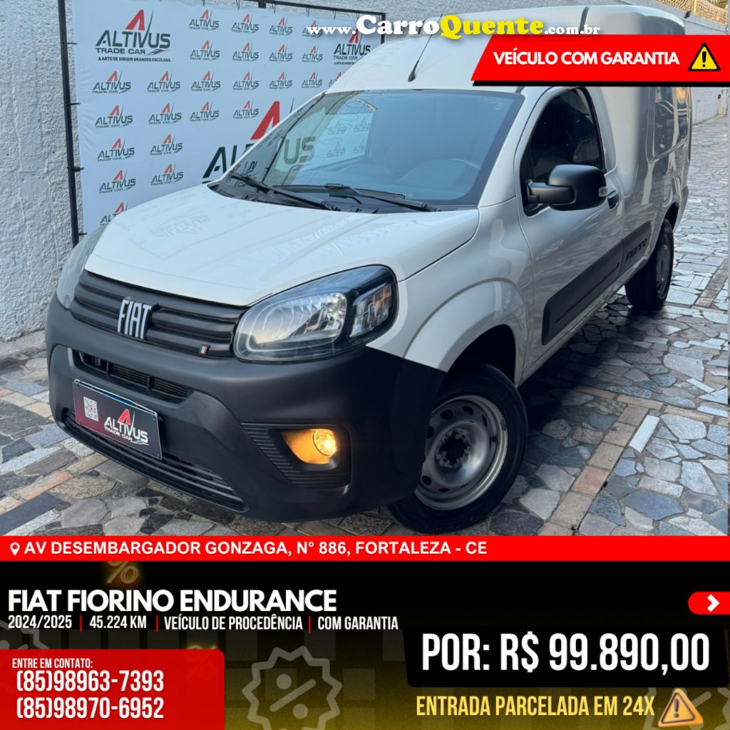 FIAT   FIATFIORINO ENDURANCE   BRANCO 2025 1.4 FLEX - Loja