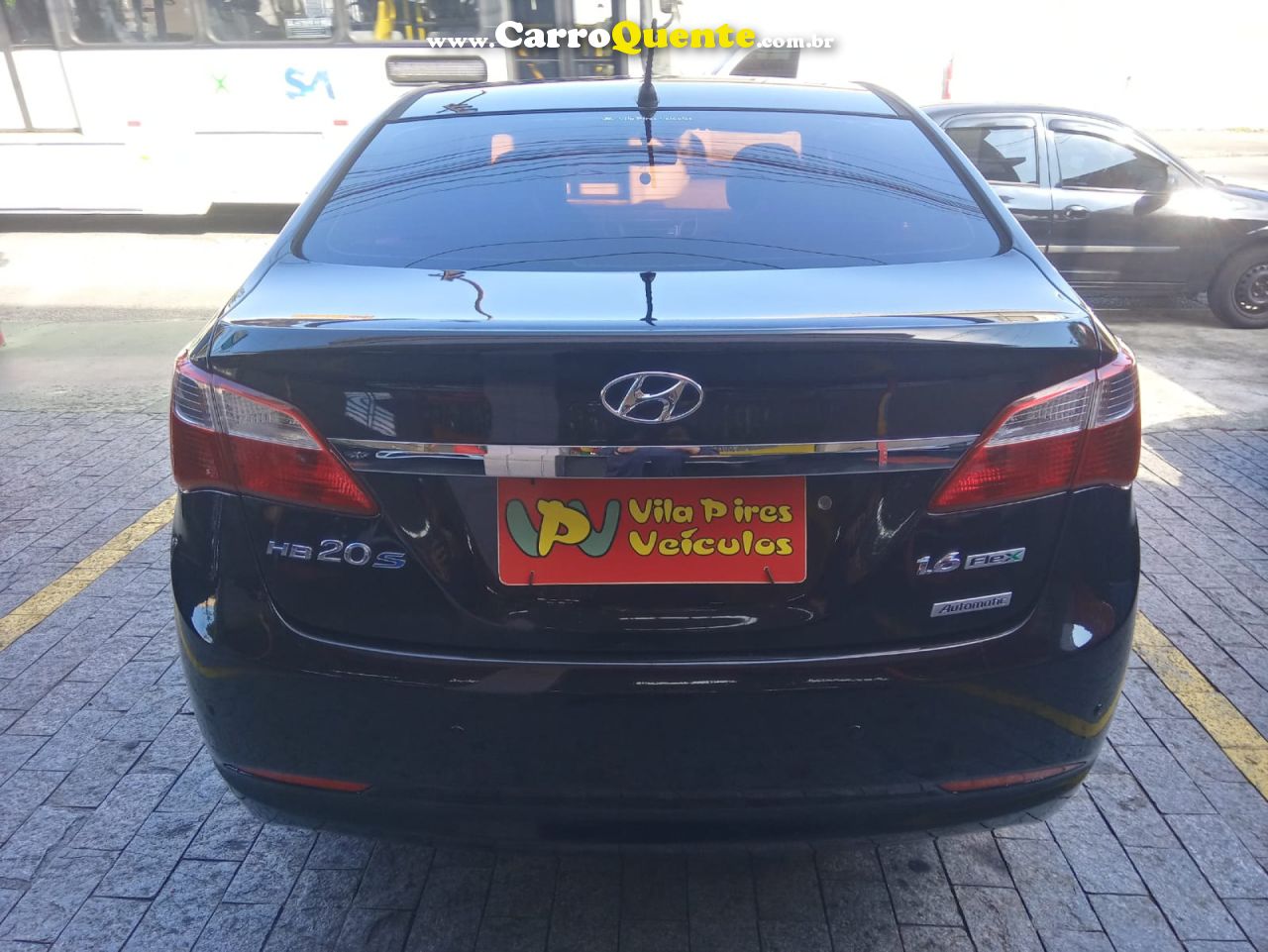 HYUNDAI   HB20S C.STYLEC.PLUS1.6 FLEX 16V AUT. 4P   PRETO 2015 1.6 FLEX - Loja