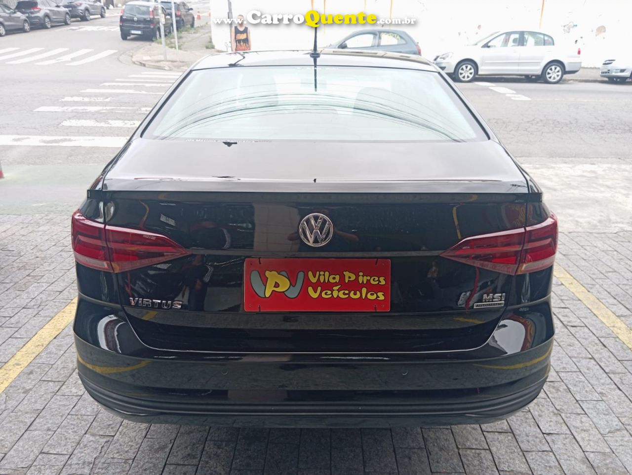 VOLKSWAGEN   VIRTUS 1.6 MSI FLEX 16V 4P AUT.   PRETO 2019 1.6 FLEX - Loja