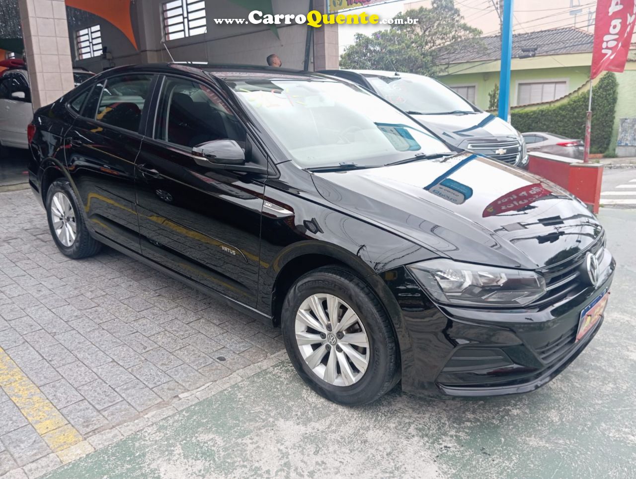VOLKSWAGEN   VIRTUS 1.6 MSI FLEX 16V 4P AUT.   PRETO 2019 1.6 FLEX - Loja