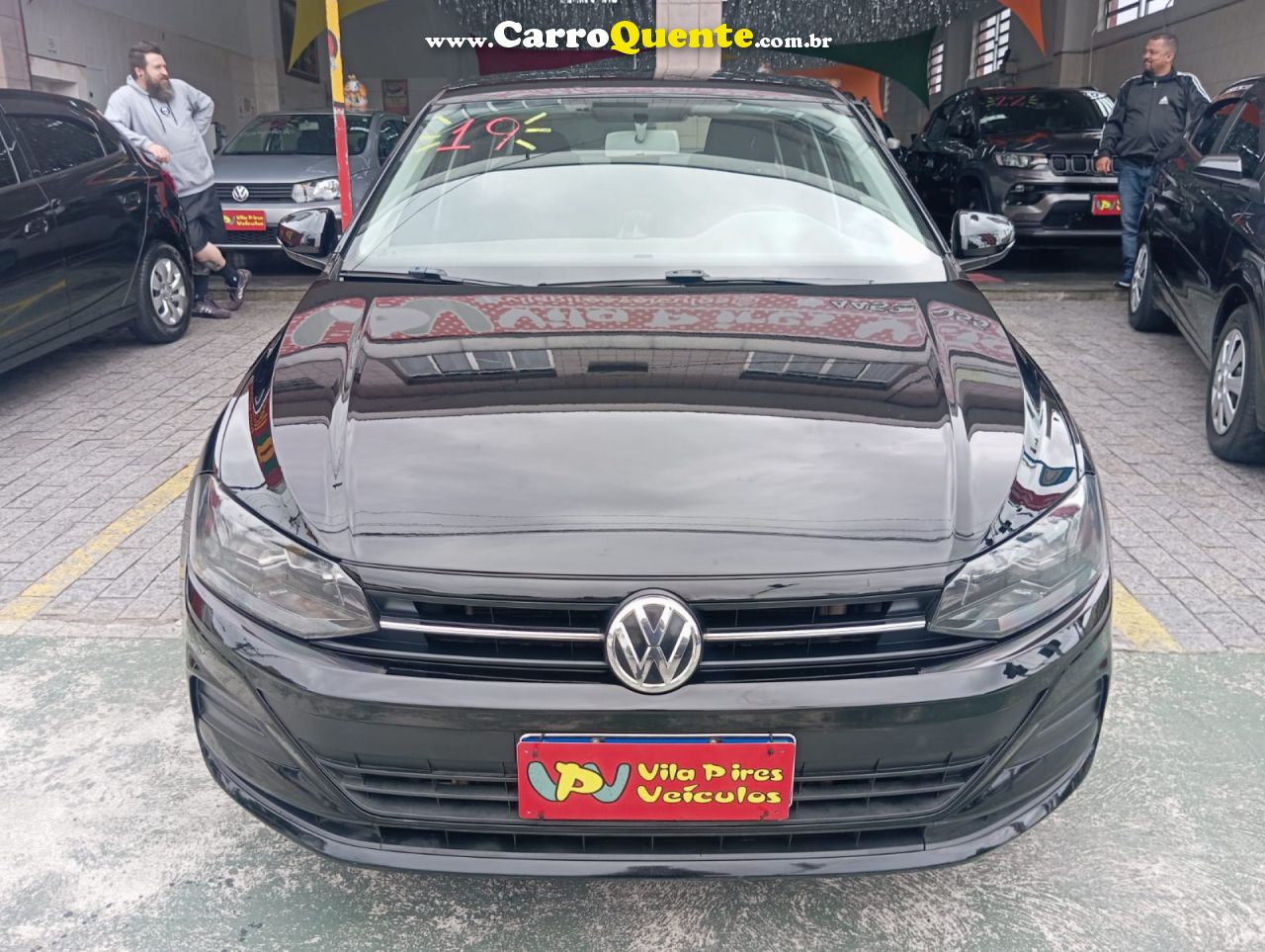 VOLKSWAGEN   VIRTUS 1.6 MSI FLEX 16V 4P AUT.   PRETO 2019 1.6 FLEX - Loja
