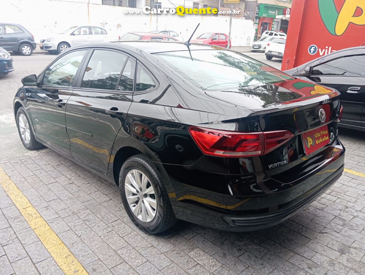 VOLKSWAGEN   VIRTUS 1.6 MSI FLEX 16V 4P AUT.   PRETO 2019 1.6 FLEX - Loja