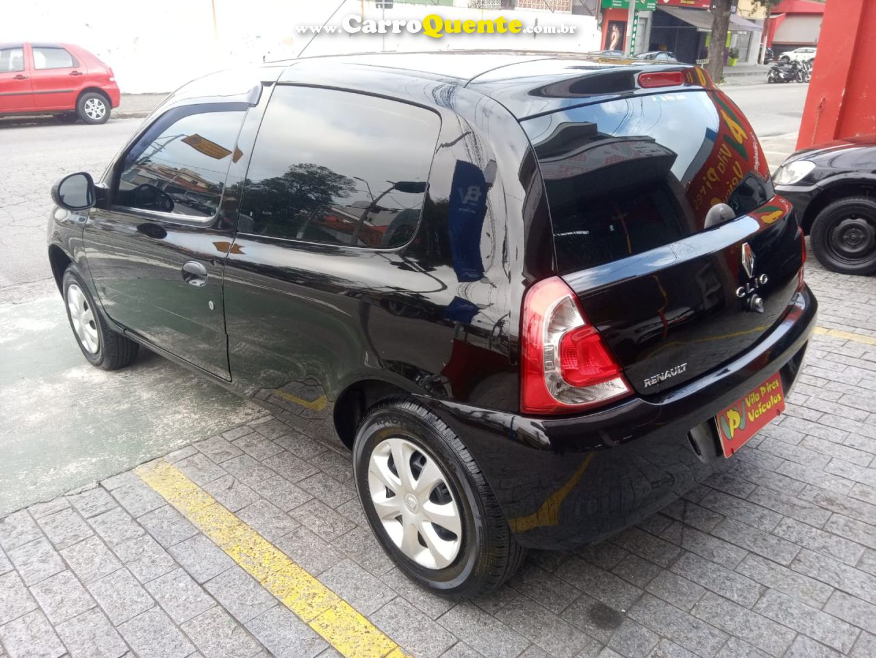 RENAULT   CLIO AUTHENTIQUE 1.0   PRETO 2015 1.0 FLEX - Loja