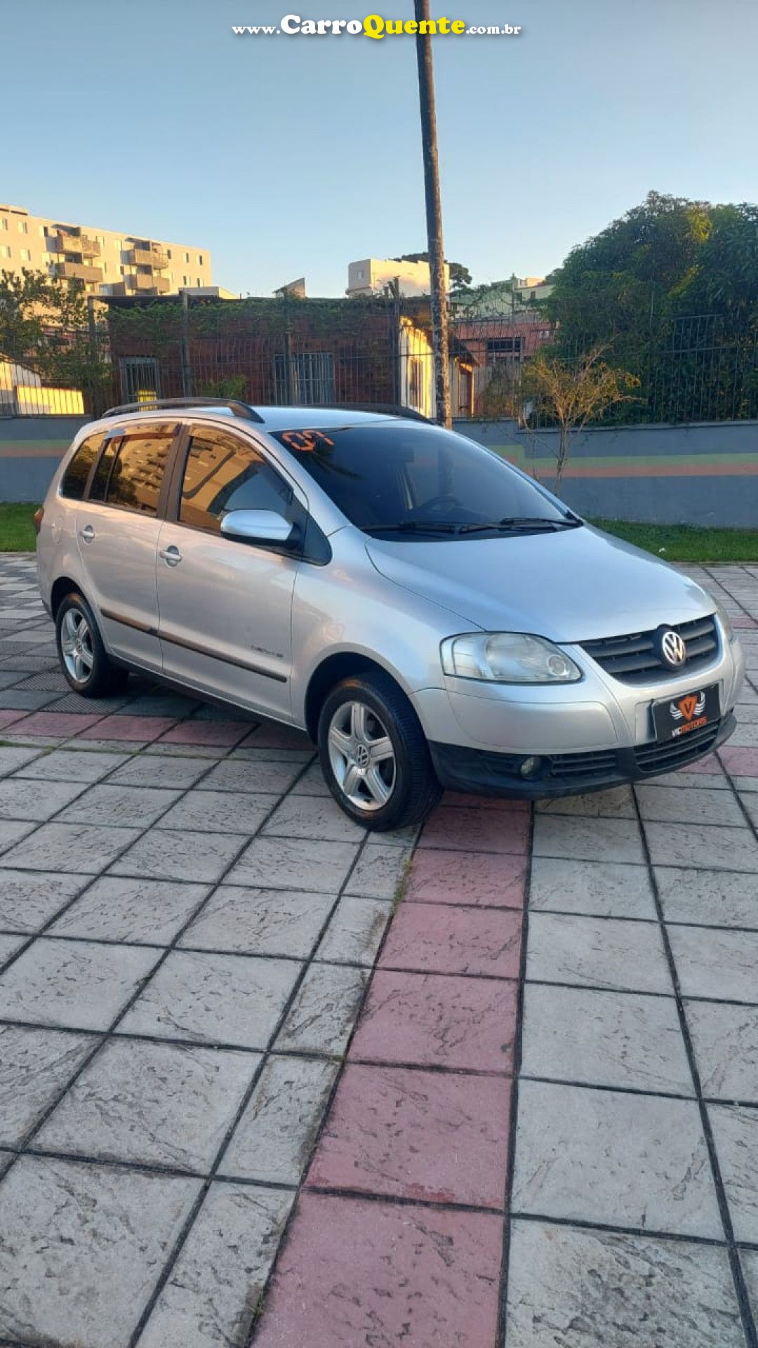 VOLKSWAGEN   SPACEFOX COMFORTLINE 1.6 MI T.FLEX 8V 5P   PRATA 2007 1.6 FLEX - Loja
