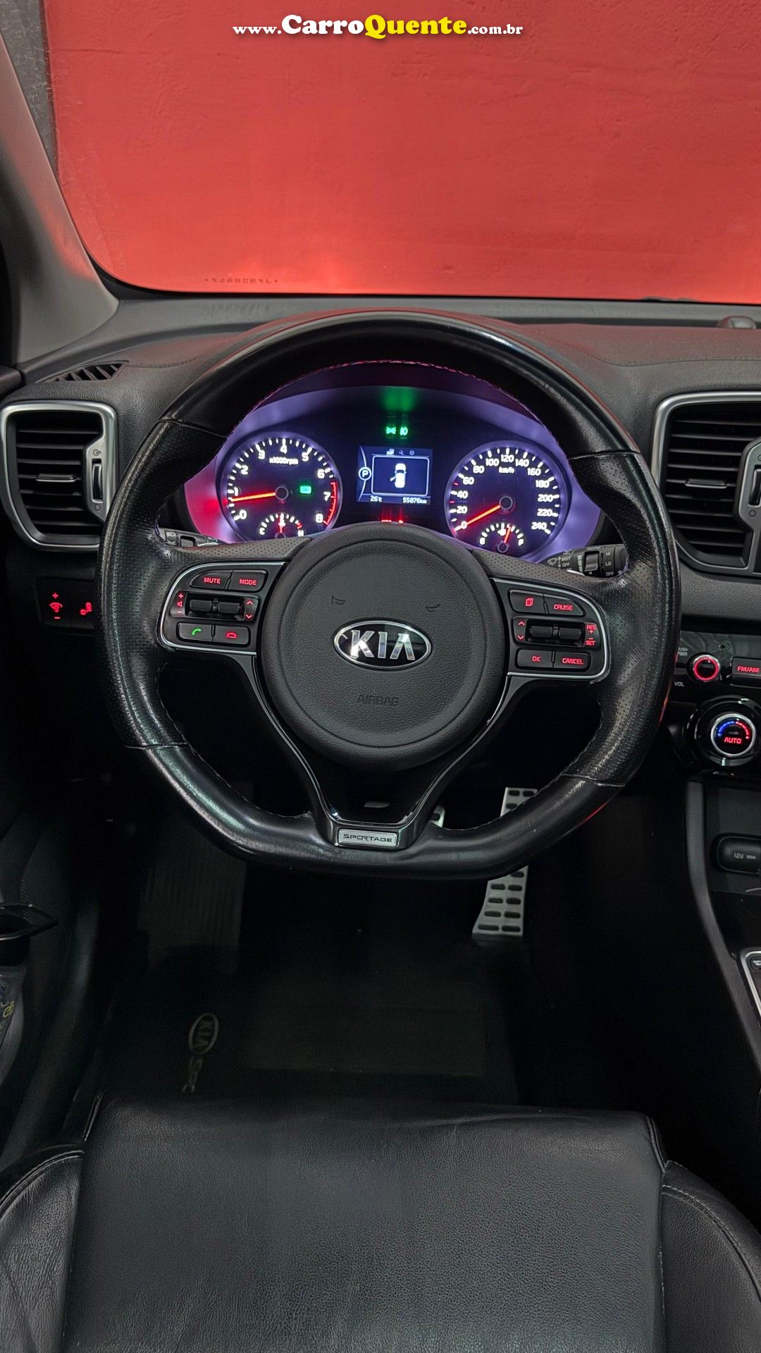 KIA   SPORTAGE EX 2.0 16V 2.0 16V FLEX AUT.   BRANCO 2018 2.0 FLEX - Loja