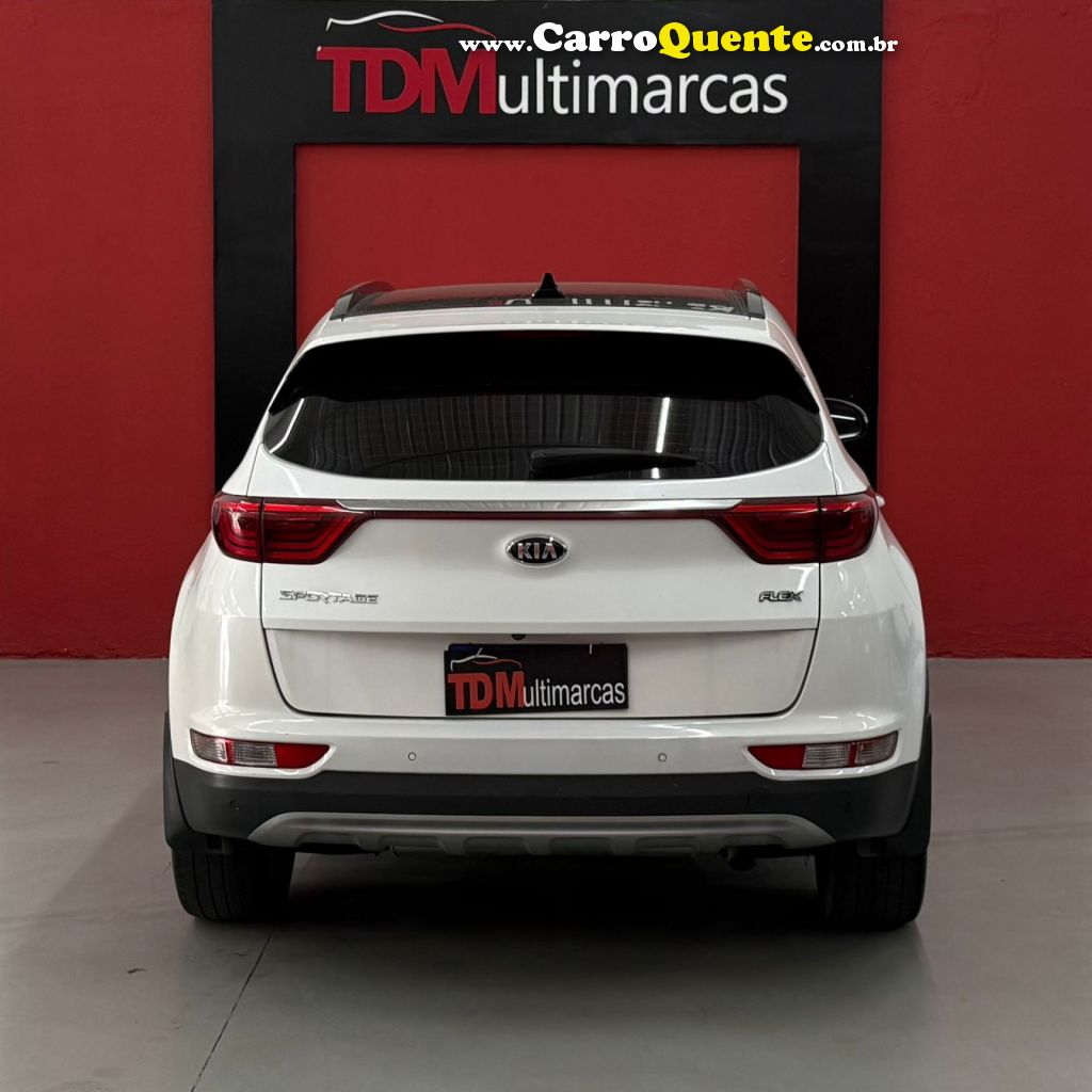 KIA   SPORTAGE EX 2.0 16V 2.0 16V FLEX AUT.   BRANCO 2018 2.0 FLEX - Loja