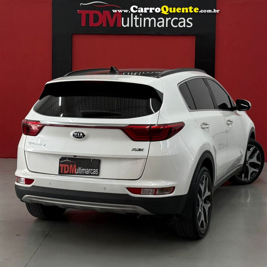 KIA   SPORTAGE EX 2.0 16V 2.0 16V FLEX AUT.   BRANCO 2018 2.0 FLEX - Loja