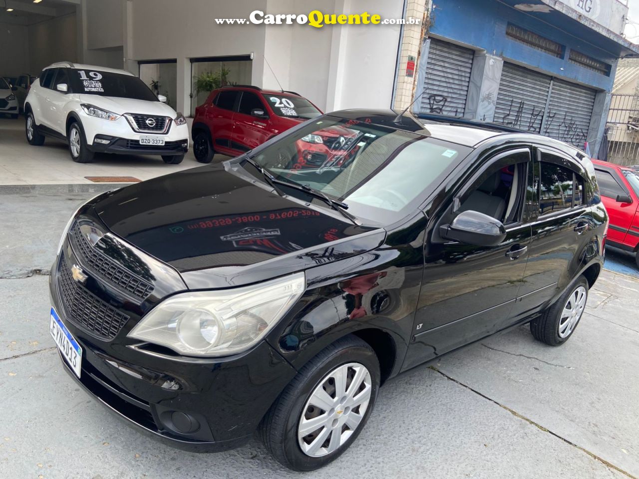 CHEVROLET   AGILE LT 1.4 MPFI 8V FLEXPOWER 5P   PRETO 2011 1.4 FLEX - Loja
