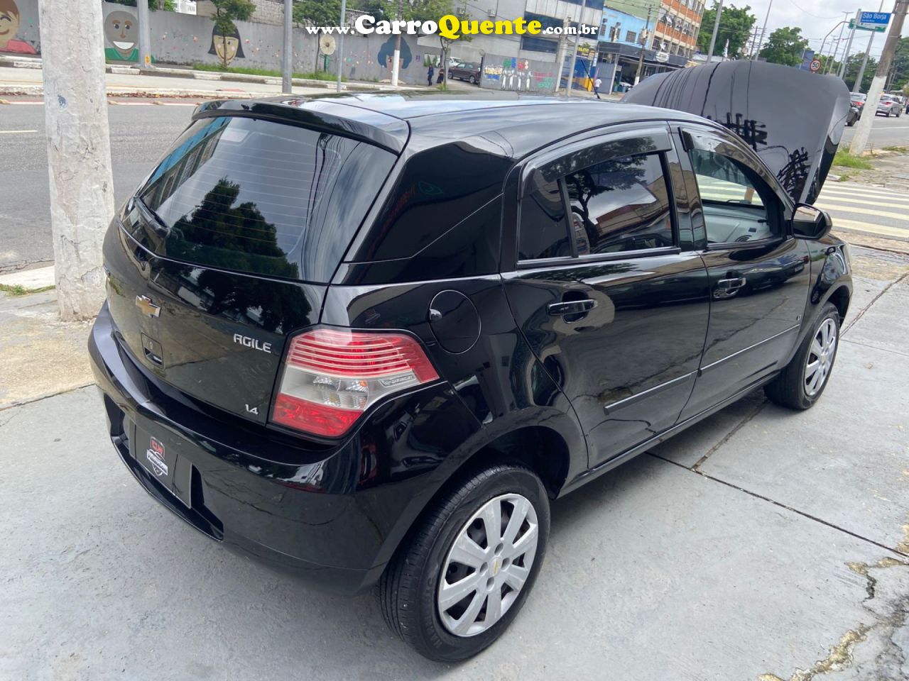 CHEVROLET   AGILE LT 1.4 MPFI 8V FLEXPOWER 5P   PRETO 2011 1.4 FLEX - Loja