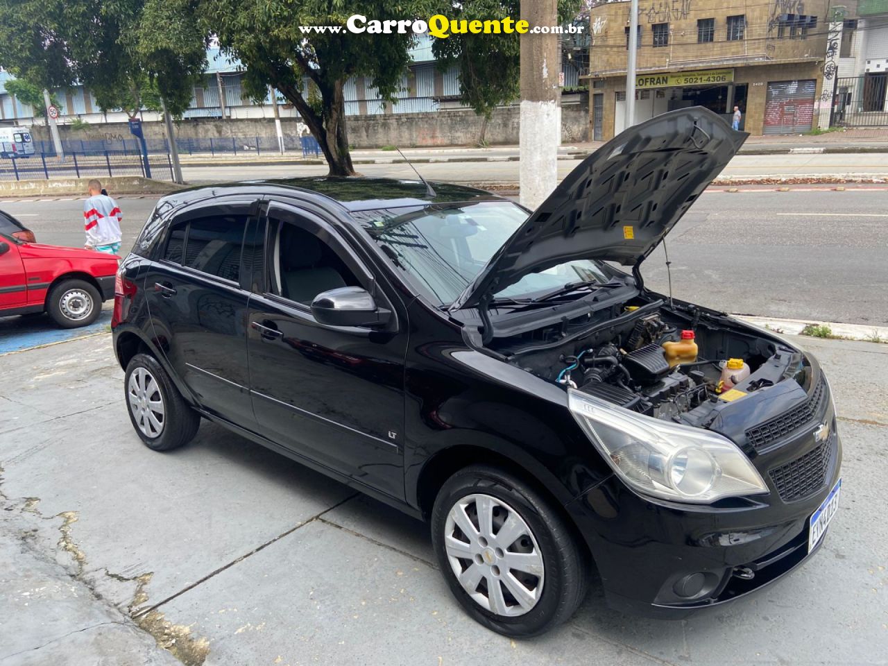 CHEVROLET   AGILE LT 1.4 MPFI 8V FLEXPOWER 5P   PRETO 2011 1.4 FLEX - Loja