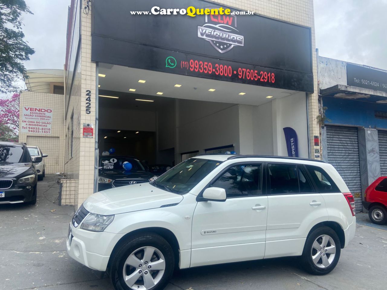 SUZUKI   GRAND VITARA 2.0 16V 4X24X4 5P AUT.   BRANCO 2012 2.0 GASOLINA - Loja