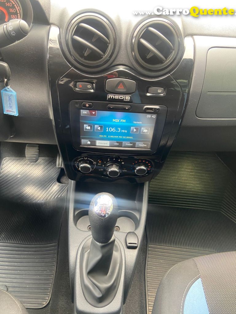 RENAULT   SANDERO TECHRUN HI-FLEX 1.0 16V 5P   VERMELHO 2014 1.0 FLEX - Loja