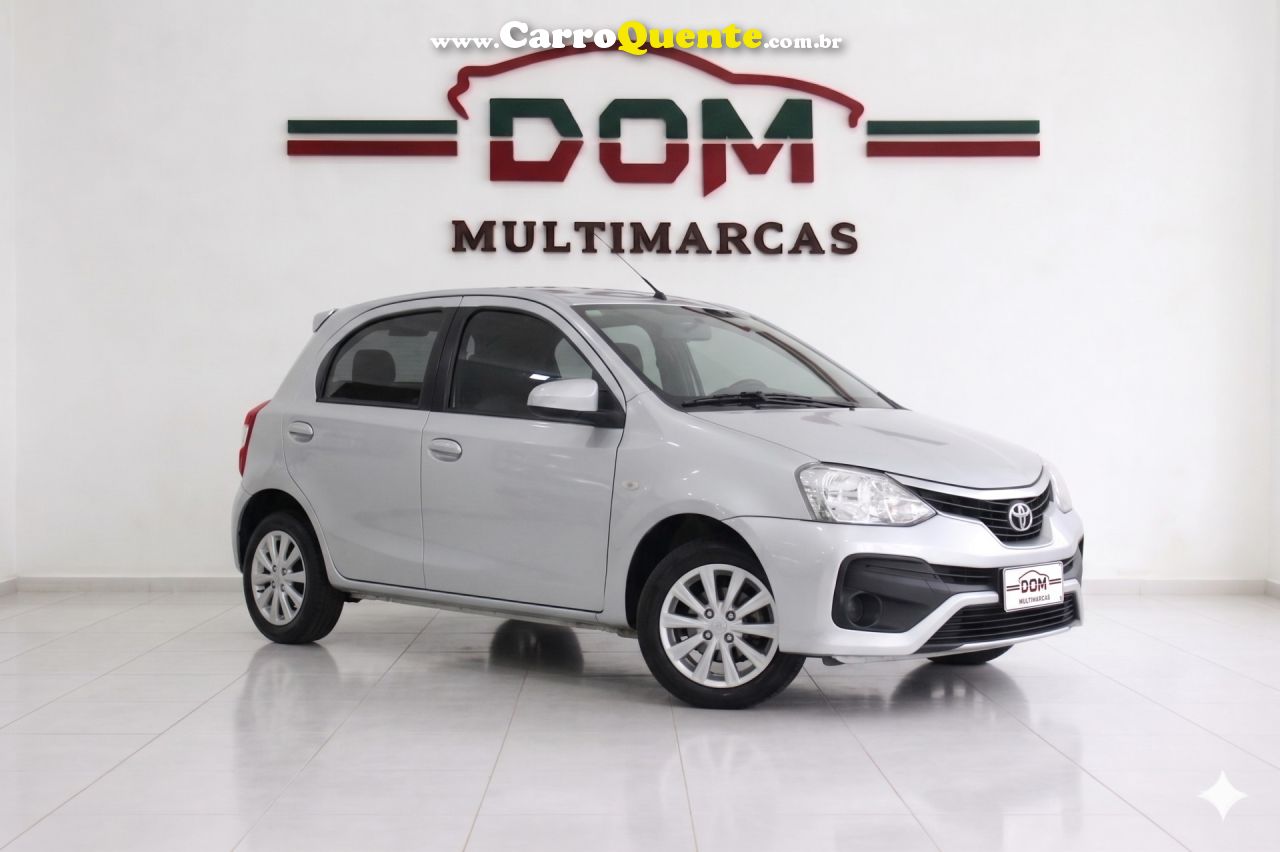 TOYOTA   ETIOS X PLUS 1.5 FLEX 16V 5P AUT.   PRATA 2021 1.5 FLEX - Loja