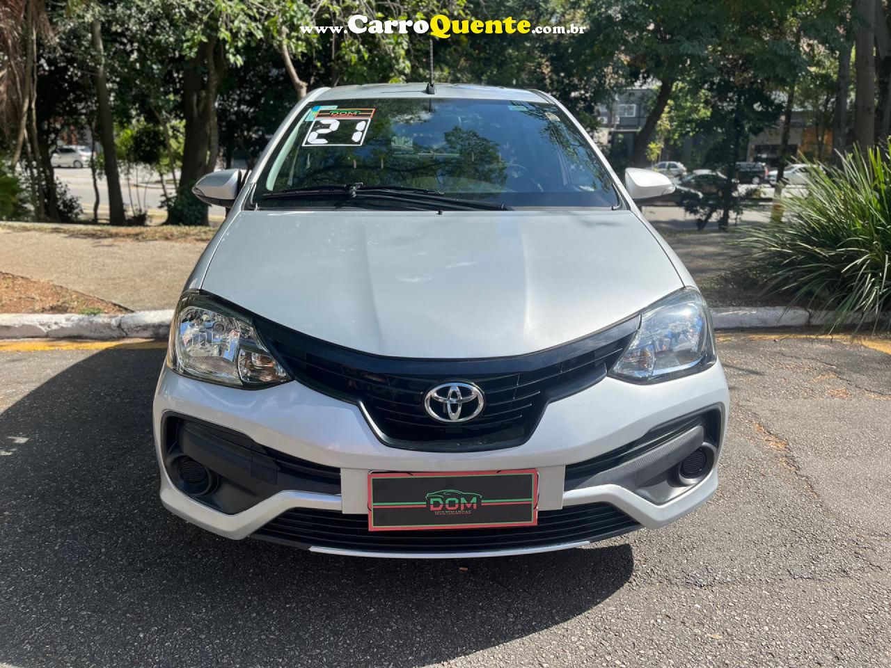TOYOTA   ETIOS X PLUS 1.5 FLEX 16V 5P AUT.   PRATA 2021 1.5 FLEX - Loja
