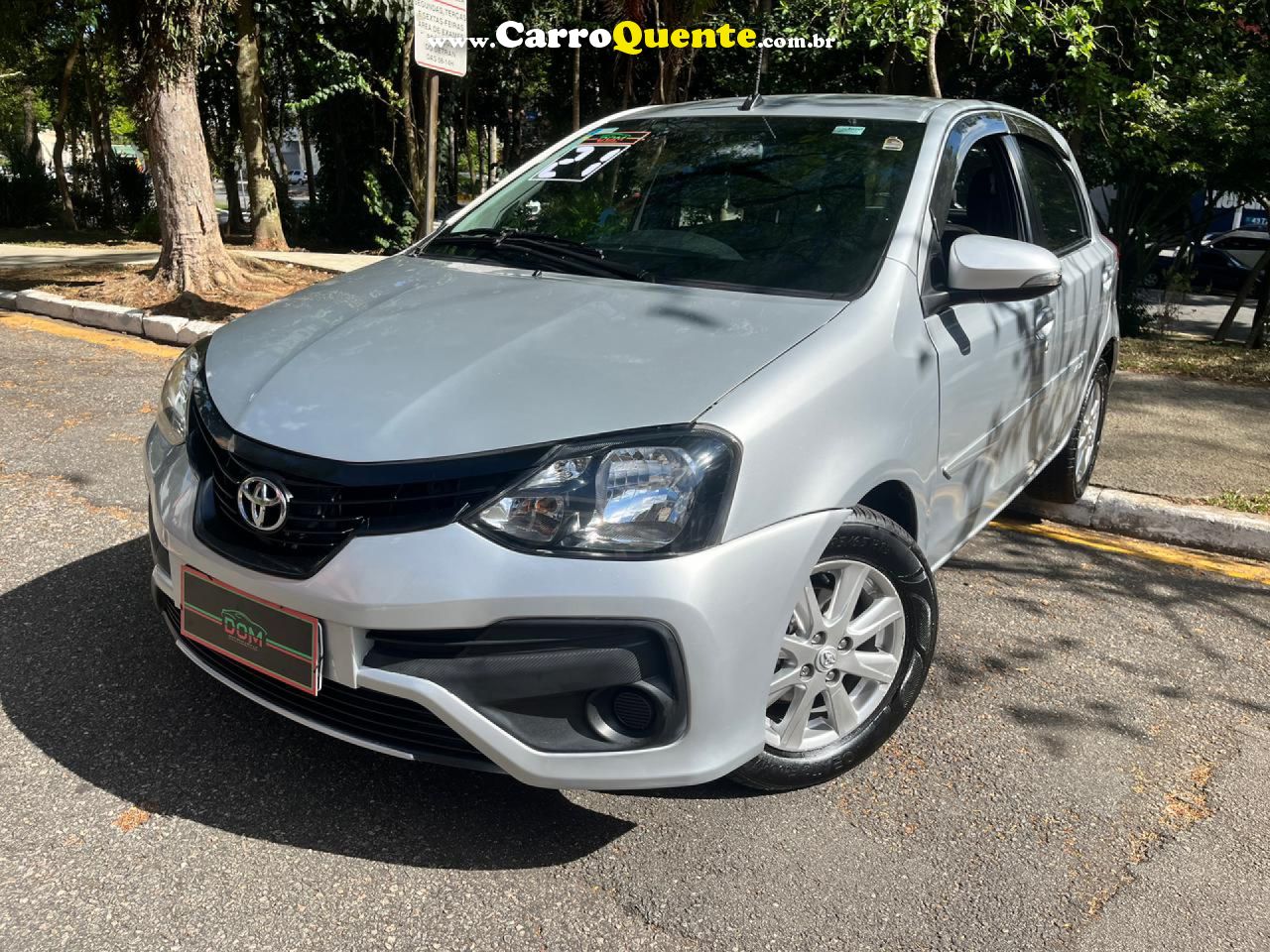 TOYOTA   ETIOS X PLUS 1.5 FLEX 16V 5P AUT.   PRATA 2021 1.5 FLEX - Loja