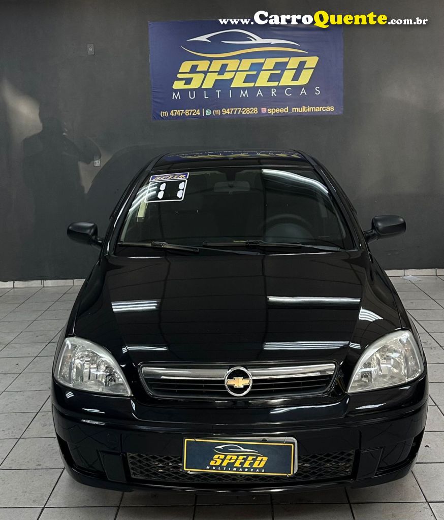 CHEVROLET   CORSA HAT. MAXX 1.4 8V ECONOFLEX 5P   PRETO 2011 1.4 FLEX - Loja