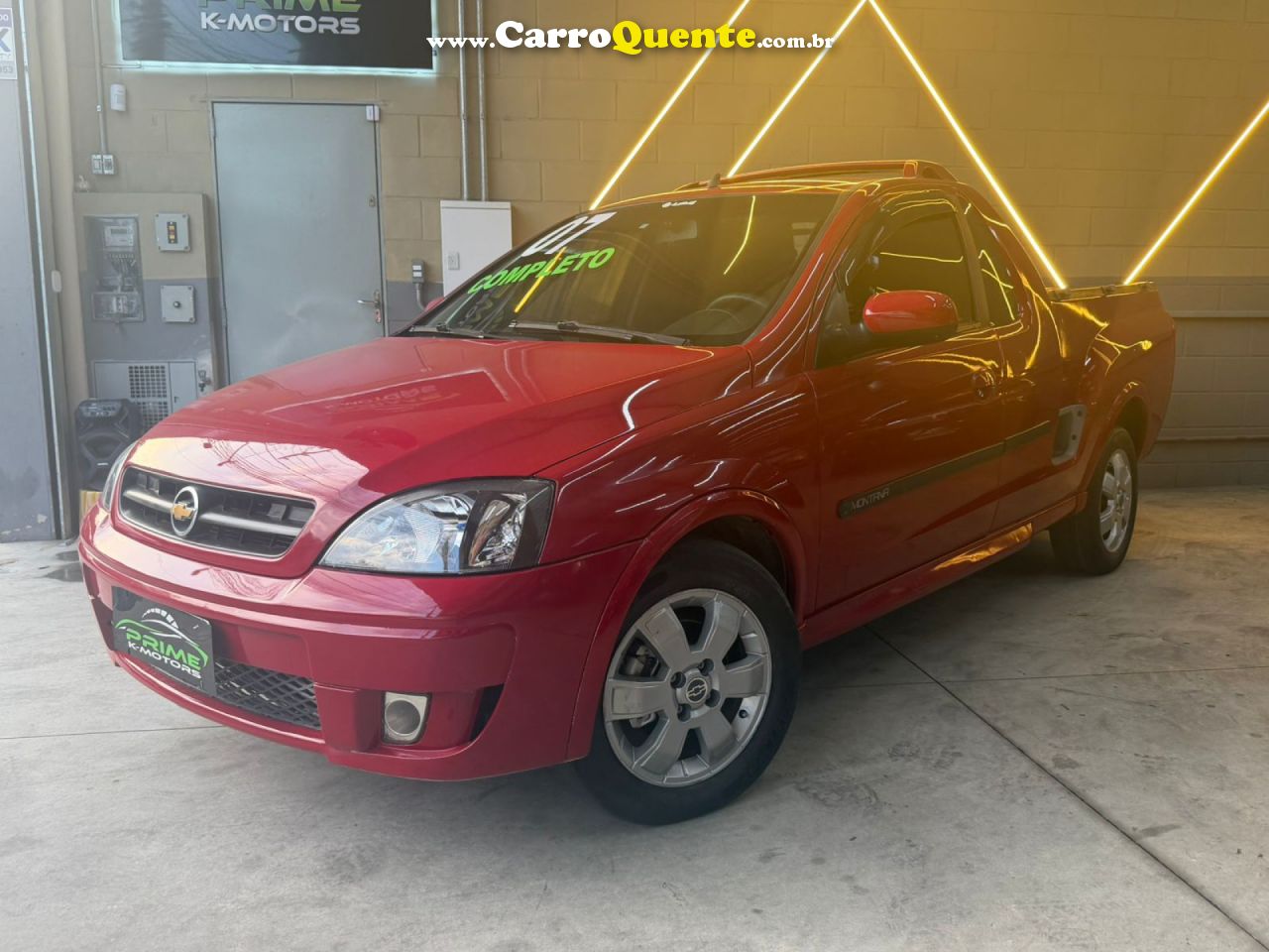 CHEVROLET   MONTANA  SPORT 1.8 MPFI FLEXPOWER 8V   VERMELHO 2007 1.8 FLEX - Loja