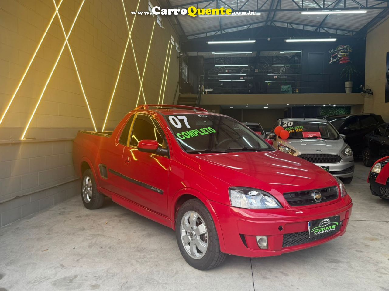 CHEVROLET   MONTANA  SPORT 1.8 MPFI FLEXPOWER 8V   VERMELHO 2007 1.8 FLEX - Loja