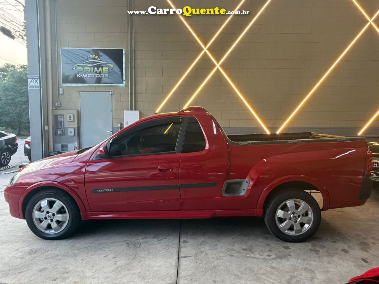 CHEVROLET   MONTANA  SPORT 1.8 MPFI FLEXPOWER 8V   VERMELHO 2007 1.8 FLEX - Loja