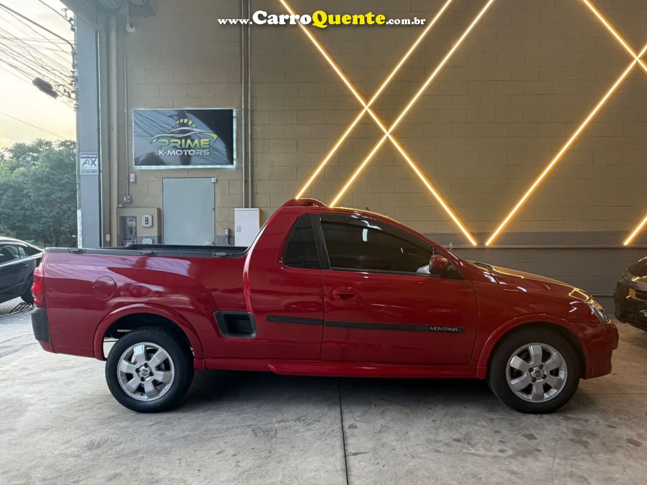 CHEVROLET   MONTANA  SPORT 1.8 MPFI FLEXPOWER 8V   VERMELHO 2007 1.8 FLEX - Loja