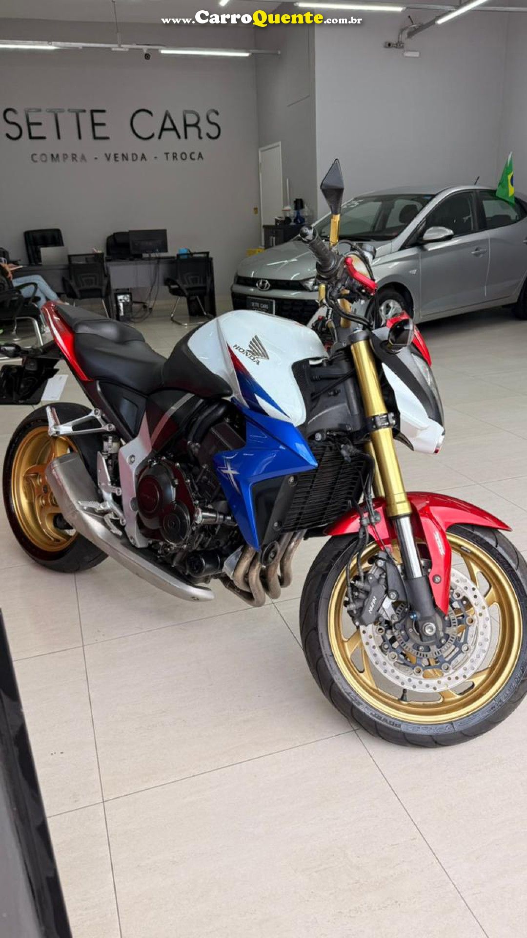 HONDA   CB 1000RABS   BRANCO 2013 2.5 GASOLINA - Loja
