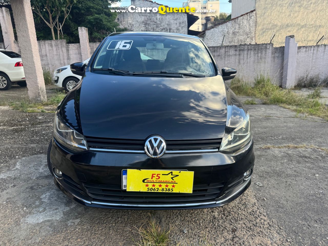 VOLKSWAGEN   FOX HIGHLINE1.6 FLEX 16V 5P   PRETO 2016 1.6 FLEX - Loja