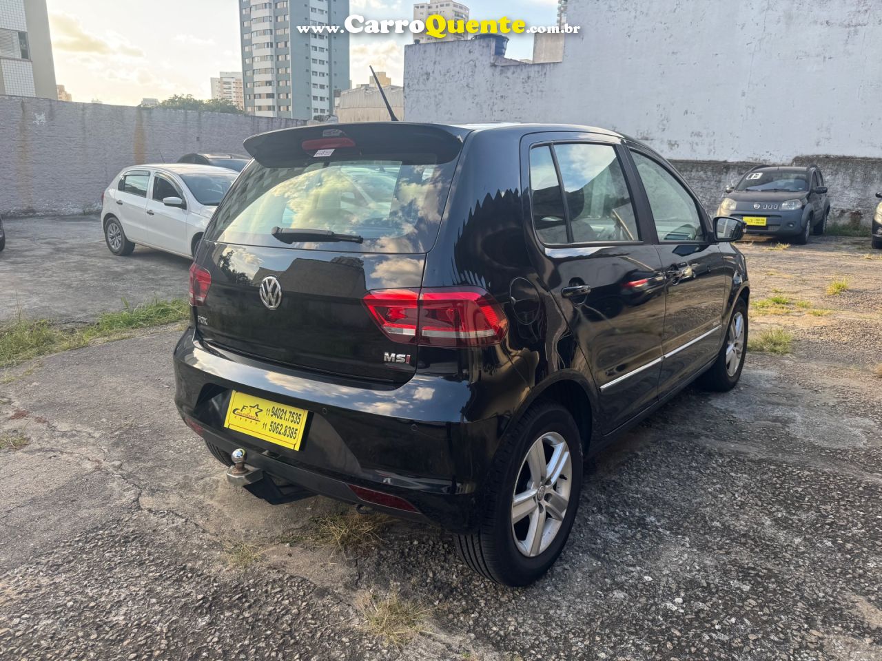 VOLKSWAGEN   FOX HIGHLINE1.6 FLEX 16V 5P   PRETO 2016 1.6 FLEX - Loja