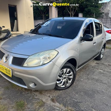 RENAULT   SANDERO EXPRESSION HI-FLEX 1.0 16V 5P   PRATA 2010 1.0 GASOLINA