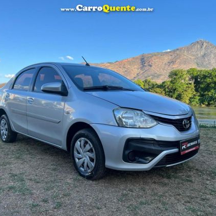 TOYOTA   ETIOS XS 1.5 FLEX 16V 5P AUT.   PRATA 2018 1.5 FLEX
