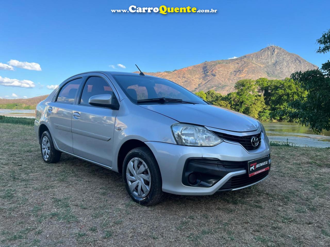 TOYOTA   ETIOS XS 1.5 FLEX 16V 5P AUT.   PRATA 2018 1.5 FLEX - Loja