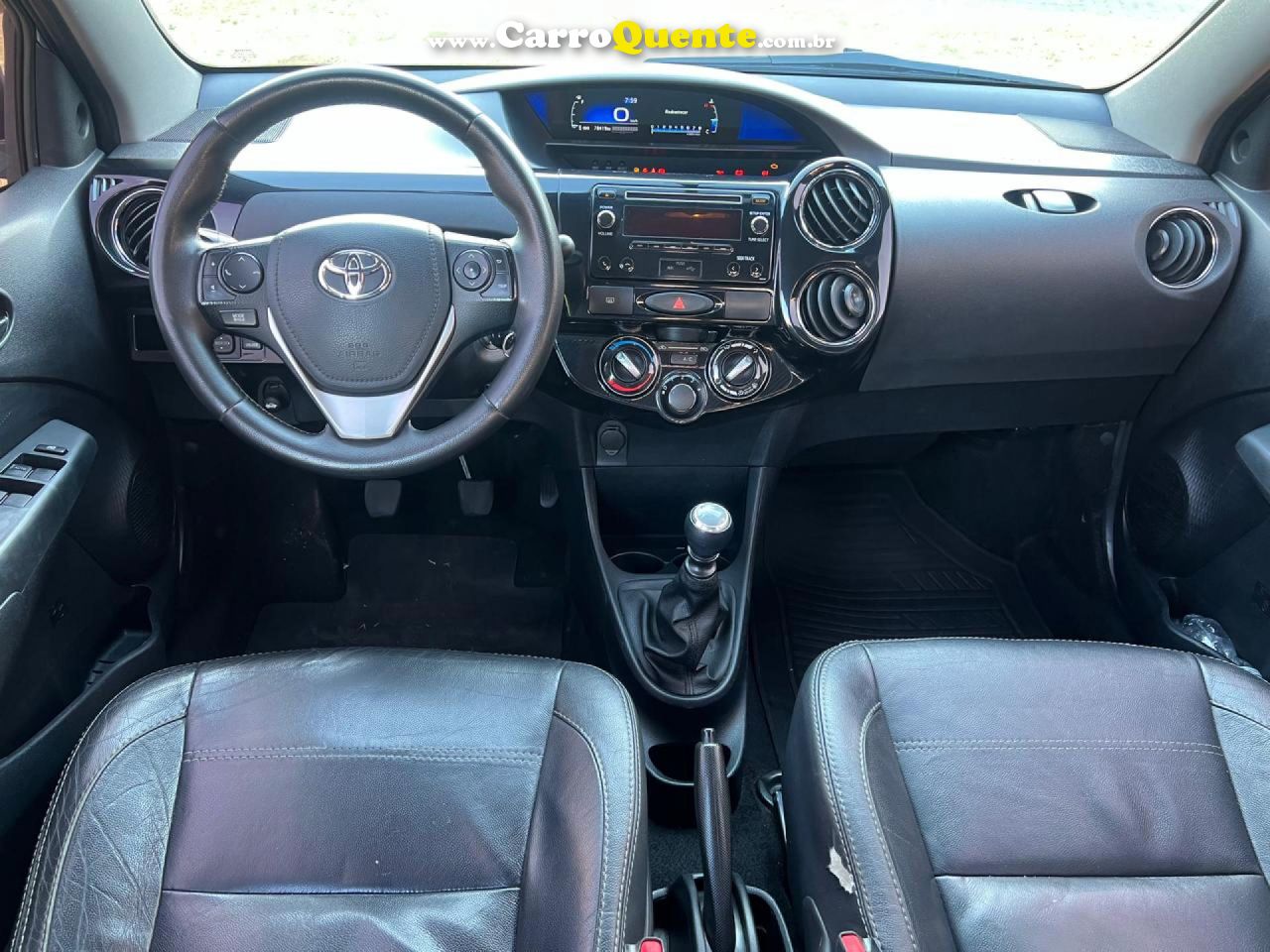 TOYOTA   ETIOS XS 1.5 FLEX 16V 5P AUT.   PRATA 2018 1.5 FLEX - Loja