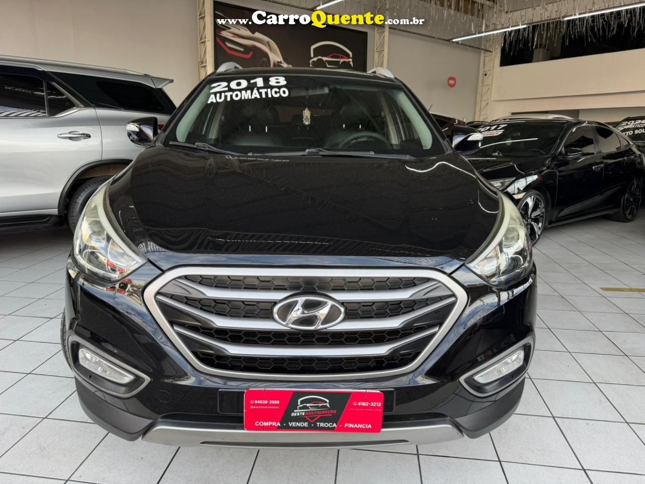 HYUNDAI   IX35 GL 2.0 16V 2WD FLEX AUT.   PRETO 2018 2.0 FLEX - Loja
