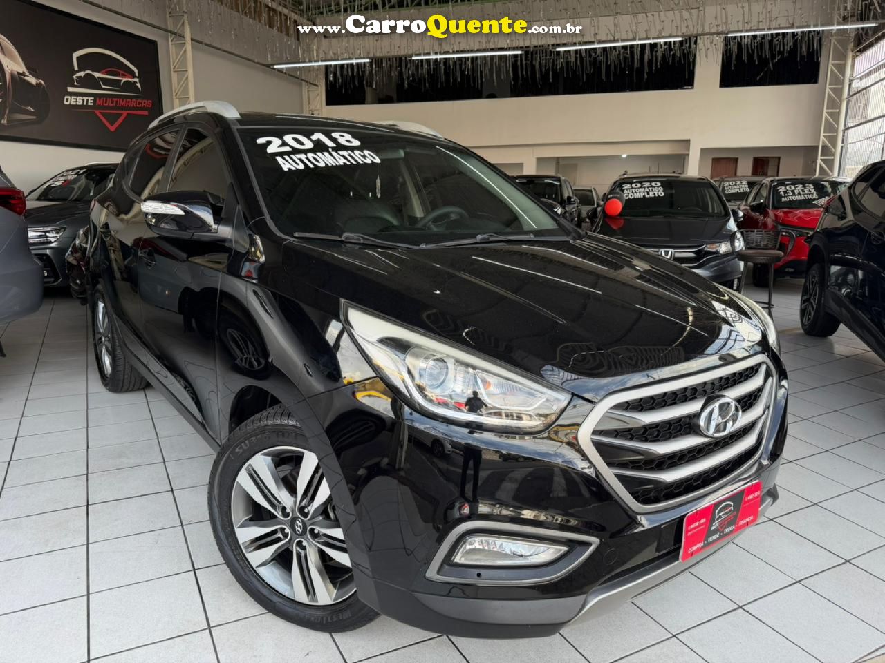 HYUNDAI   IX35 GL 2.0 16V 2WD FLEX AUT.   PRETO 2018 2.0 FLEX - Loja