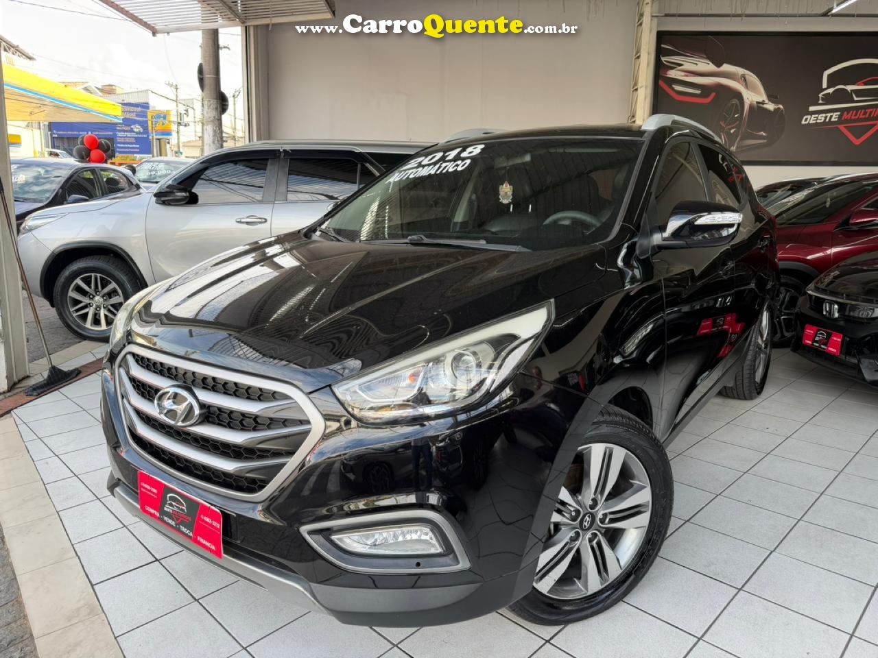HYUNDAI   IX35 GL 2.0 16V 2WD FLEX AUT.   PRETO 2018 2.0 FLEX - Loja