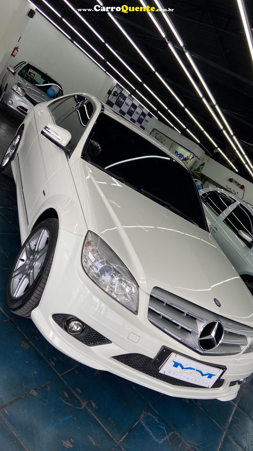 MERCEDES-BENZ   C-200 CGI SPORT 1.8 TB 16V 184CV AUT.   BRANCO 2011 1.8 GASOLINA - Loja