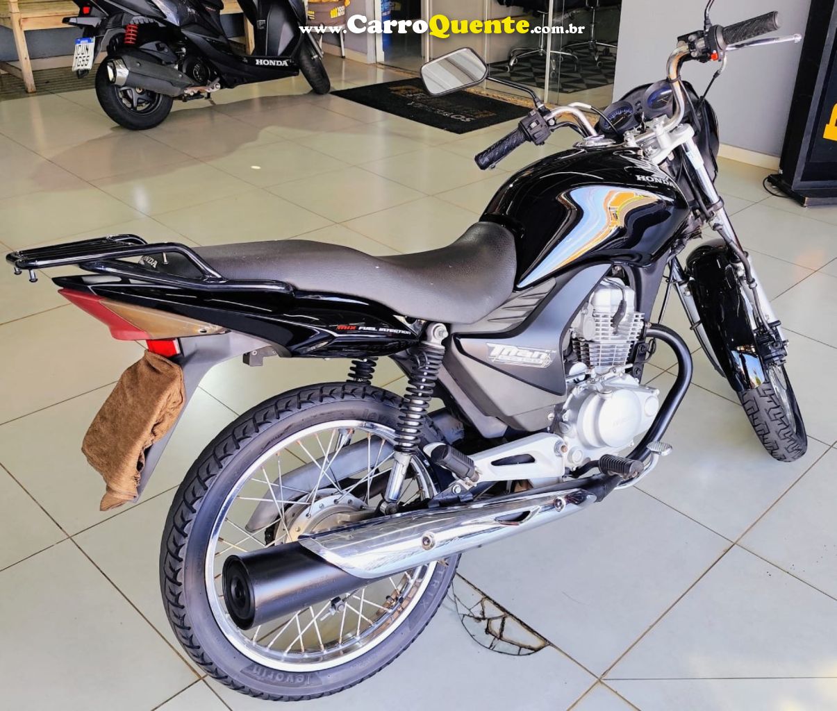 HONDA   CG 150 FAN ESDI 150 FAN ESDI FLEX   PRETO 2011 150CC FLEX - Loja