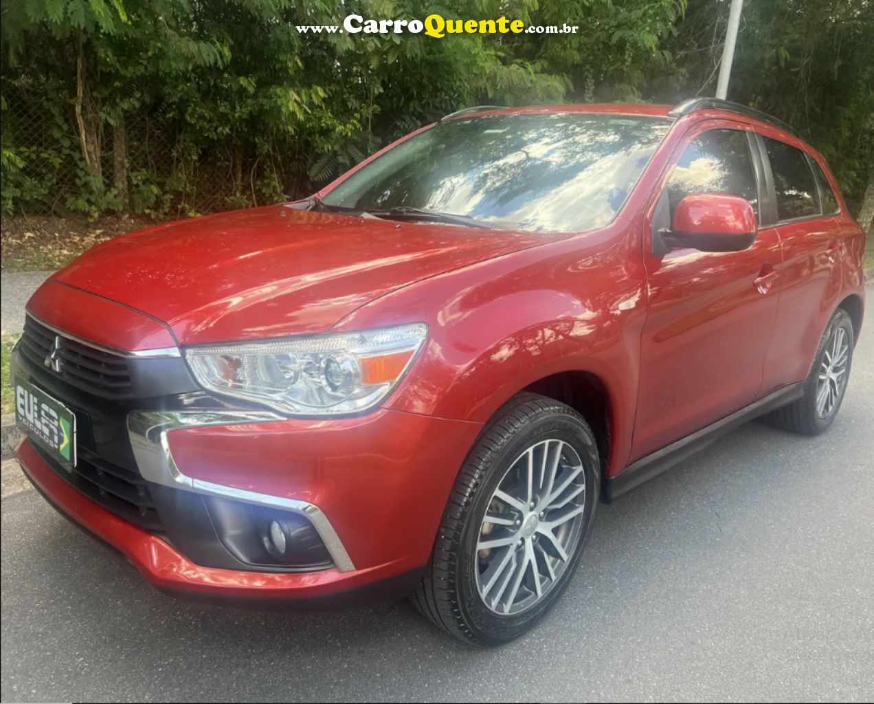 MITSUBISHI   ASX 2.0 16V 4X2 FLEX AUT.   VERMELHO 2018 2.0 FLEX - Loja