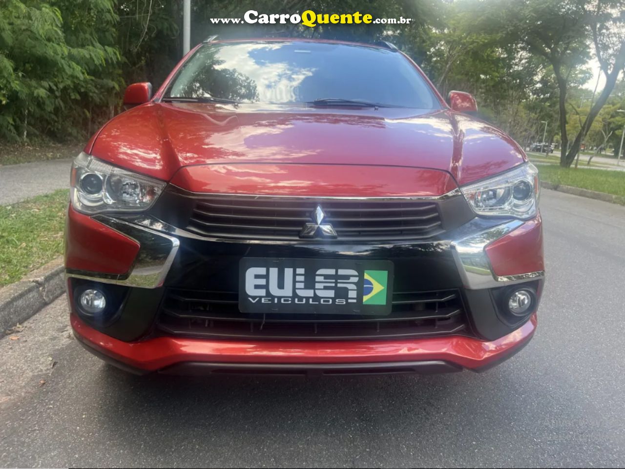 MITSUBISHI   ASX 2.0 16V 4X2 FLEX AUT.   VERMELHO 2018 2.0 FLEX - Loja