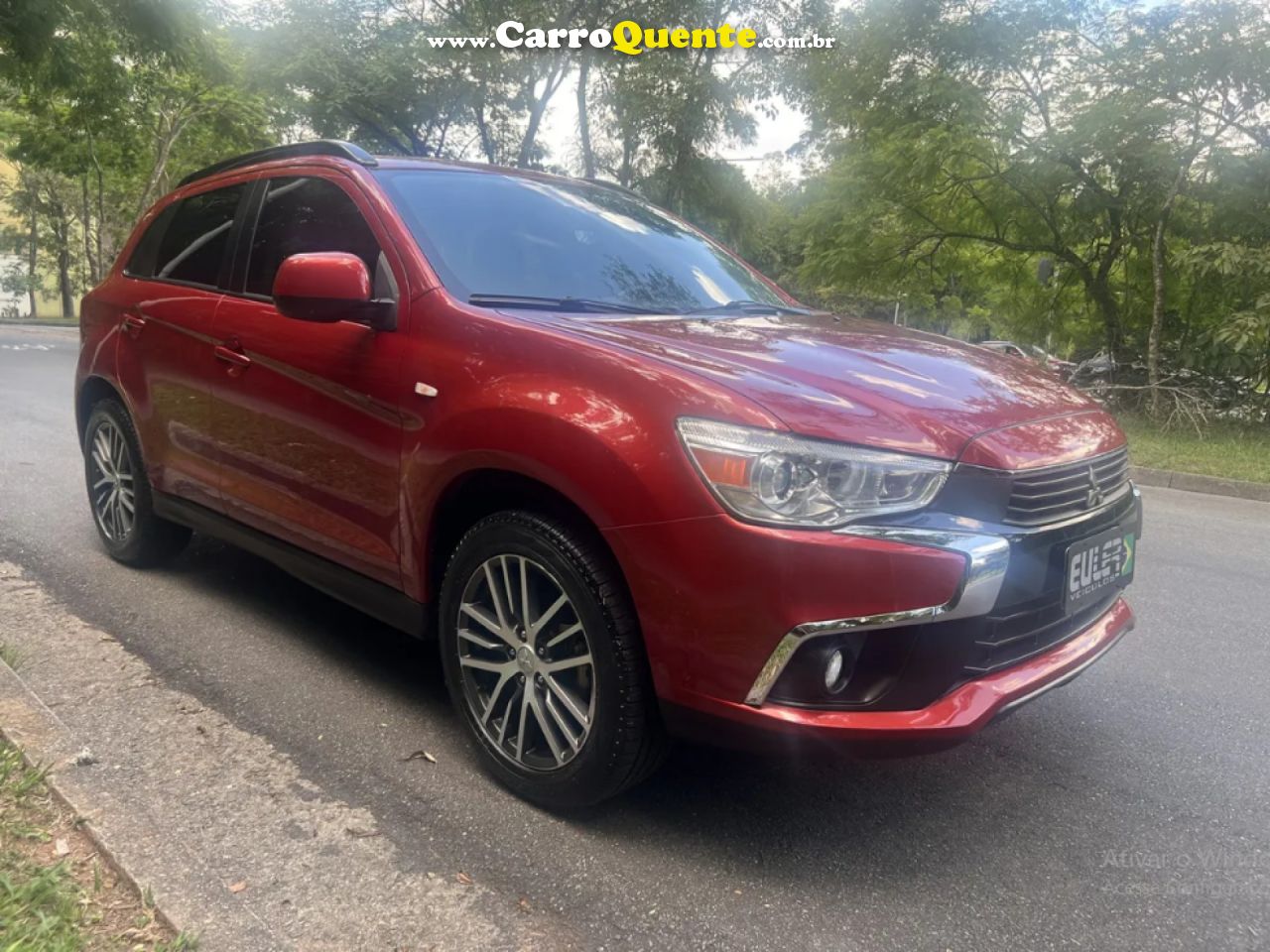 MITSUBISHI   ASX 2.0 16V 4X2 FLEX AUT.   VERMELHO 2018 2.0 FLEX - Loja